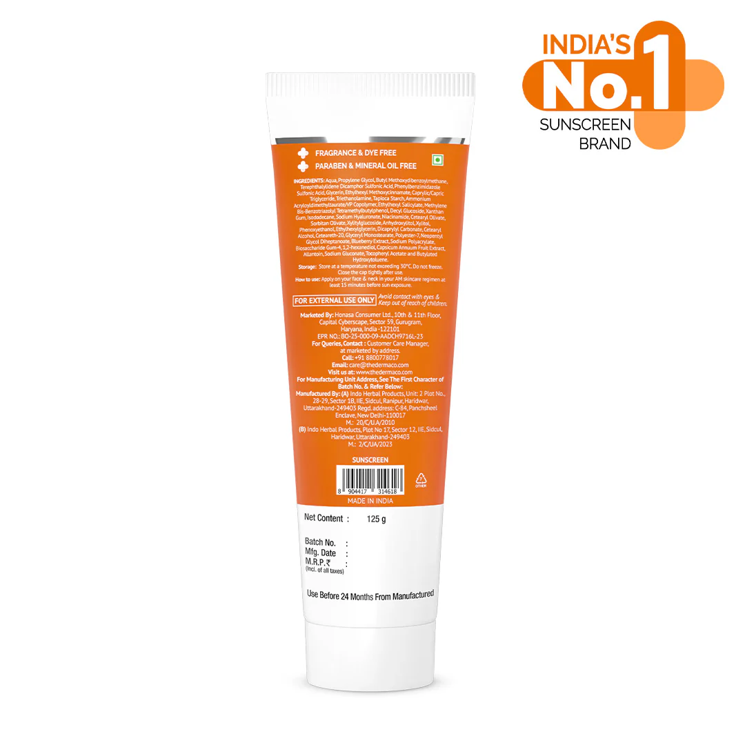 1% Hyaluronic Sunscreen Aqua Gel In Vivo Tested (ISO 24444:2019 Certified, CTRI/2025/02/080287) with SPF 50 & PA++++ - 125 g - Image 11