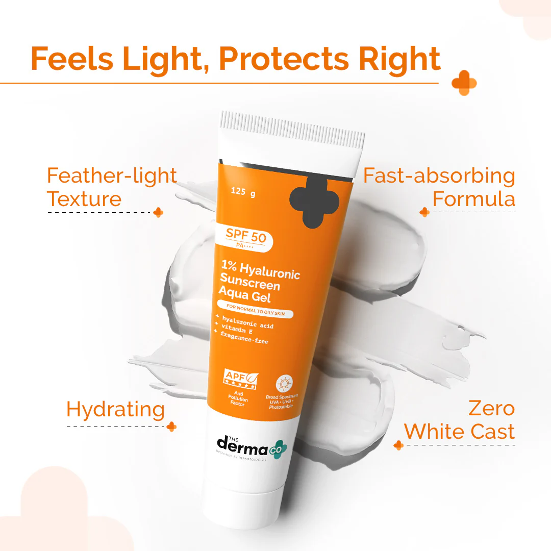 1% Hyaluronic Sunscreen Aqua Gel In Vivo Tested (ISO 24444:2019 Certified, CTRI/2025/02/080287) with SPF 50 & PA++++ - 125 g - Image 8