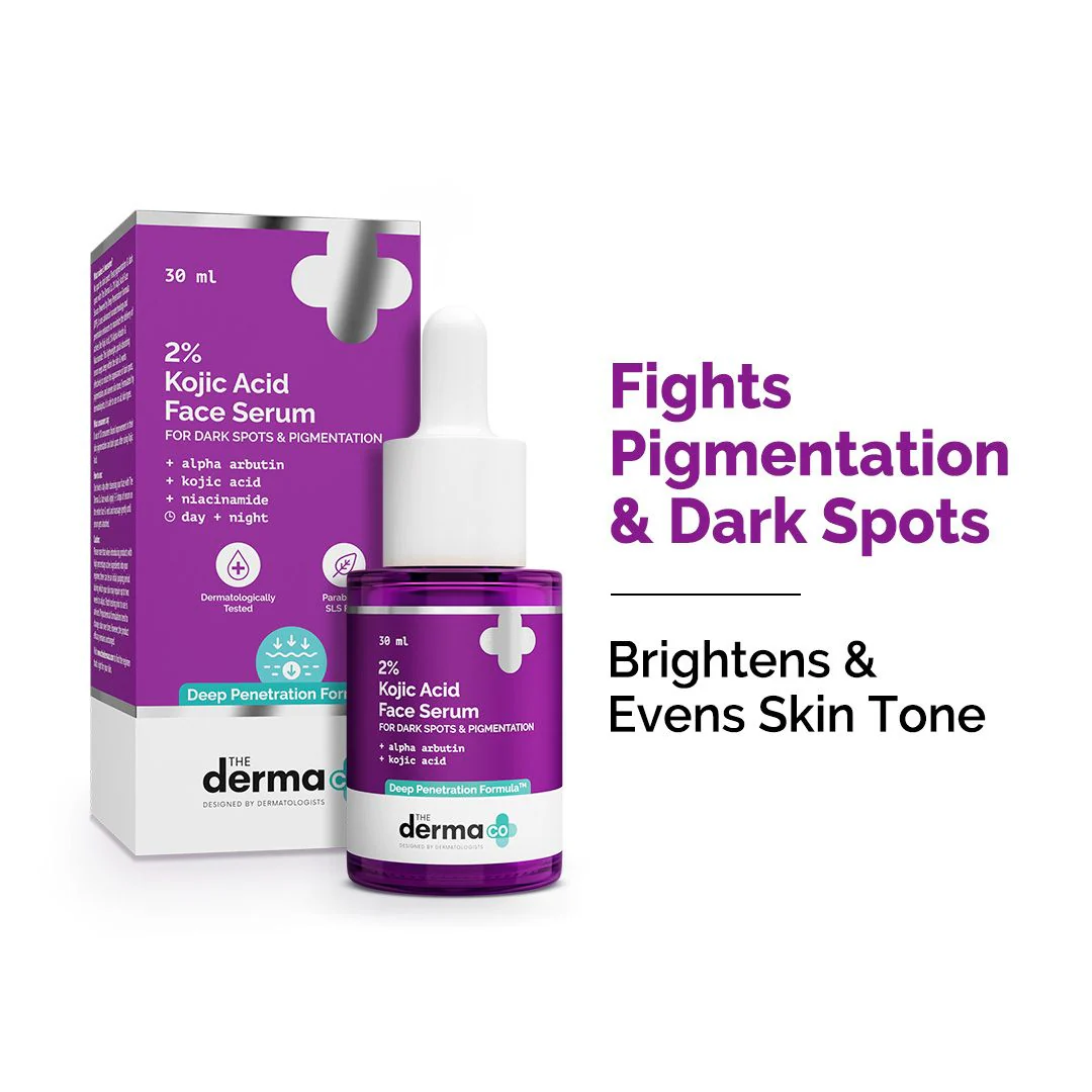 2% Kojic Acid Face Serum with 1% Alpha Arbutin & Niacinamide for Dark Spots And Pigmentation - 30 ml (Pack Of 2) - Image 5
