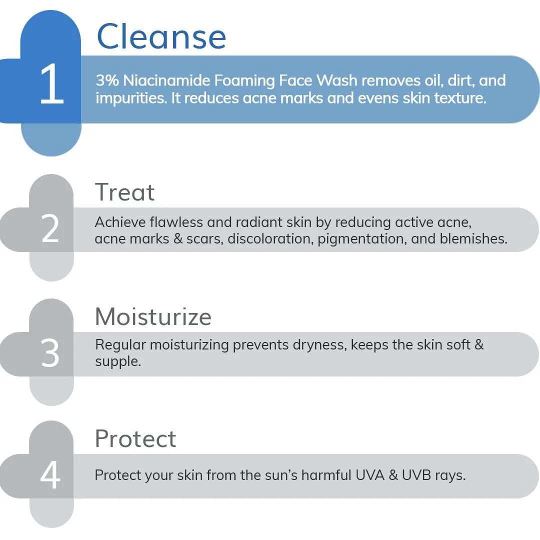 3% Niacinamide Foaming Face Wash - 100ml - Image 3