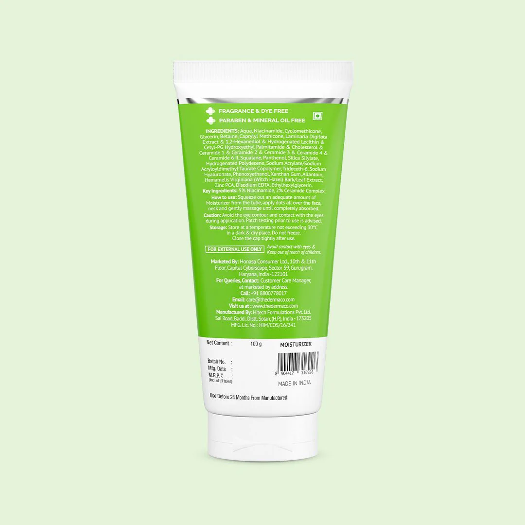 5% Nia-Ceramide Mattifying Moisturizer with 5% Niacinamide & 2% Ceramide - 100g - Image 10